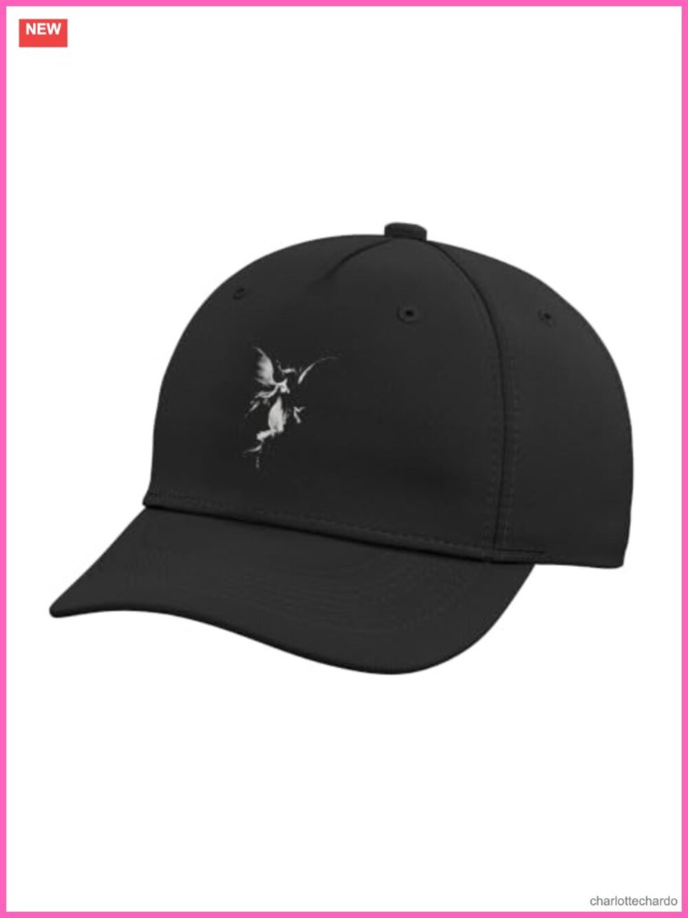 Goth Fairy Butterfly Wings Adjustable Baseball Hat